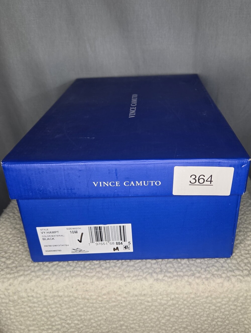 Vince Camuto Oxford Black Knit Dress Shoes Style VY-HAMPT Size 10M - Picture 9 of 9